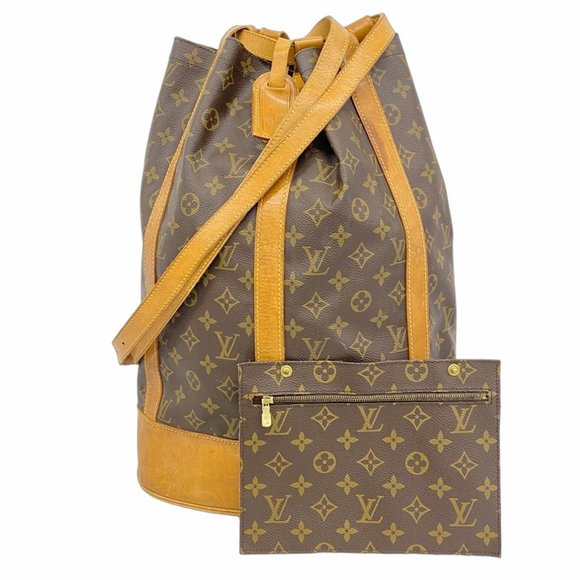 Louis Vuitton Monogram Randonne GM Shoulder Bag M42244 Brown Men's - Picture 1 of 10